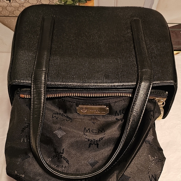 MCM MINI BOSTON LEATHER BAG - GERMANY - Picture 8 of 11